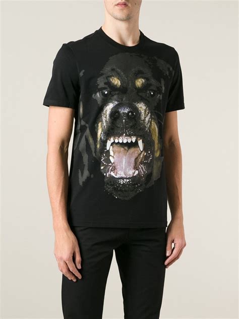 givenchy t shirt sale free shipping|Givenchy rottweiler shirt price.